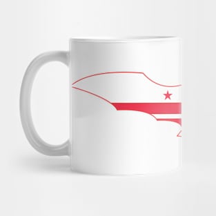 Washington, D.C. Bat Flag Mug